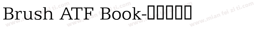 Brush ATF Book字体转换